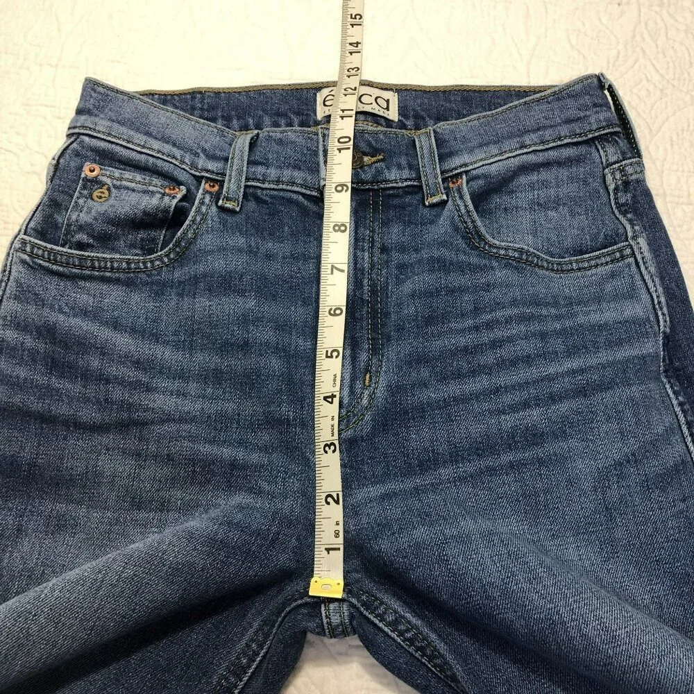 Ética Ethically Made Jeans Flare Blue Size 26 98% Organic Cotton Womens